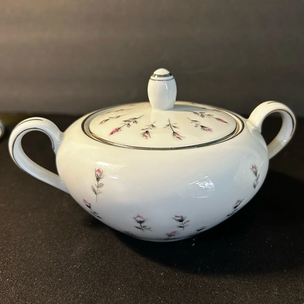 VTG Harmony House discontinued Rosebud sugar/creamer